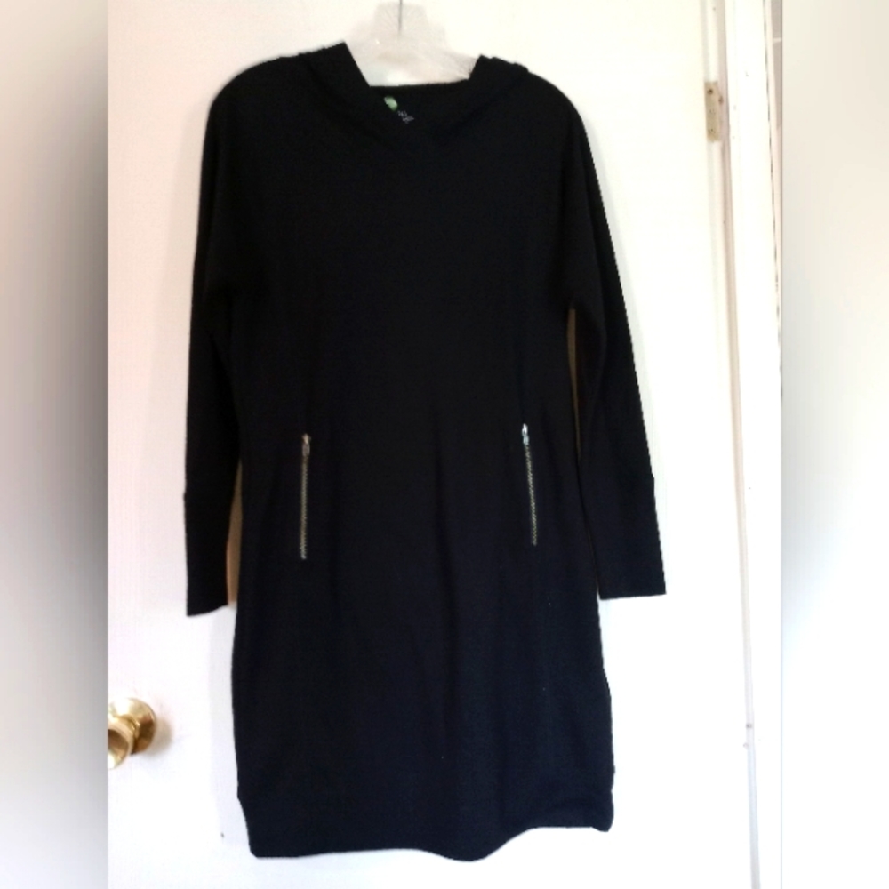 Dakini Hoodie‎ Tunic Dress Black XS